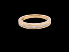 An 18 carat yellow gold half hoop eternity ring.

Set with thirty baguette cut diamonds, 