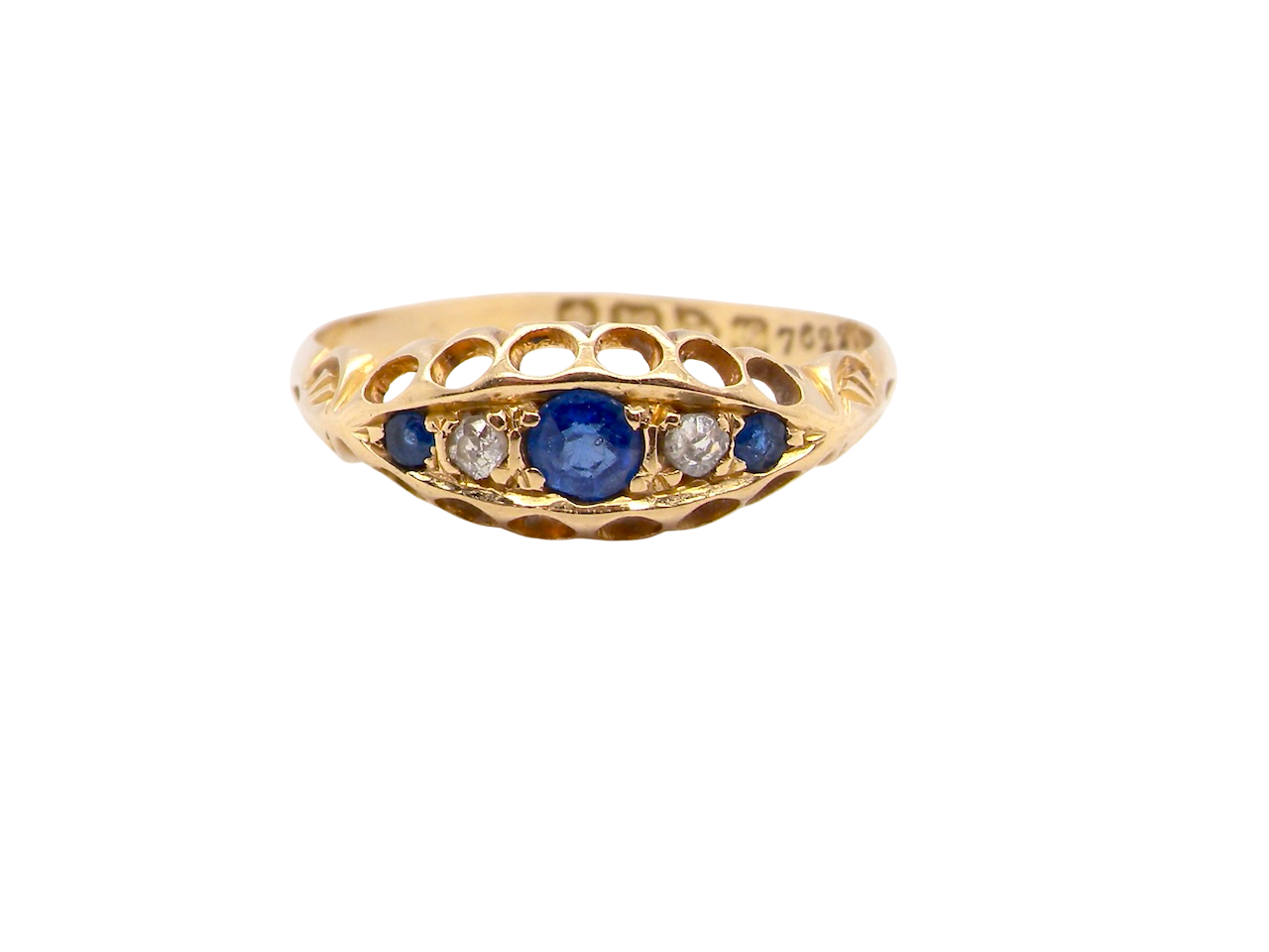 An Antique Sapphire &amp; Diamond Ring