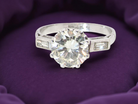 An Art Deco solitaire ring beautiful 1.75 carat diamond