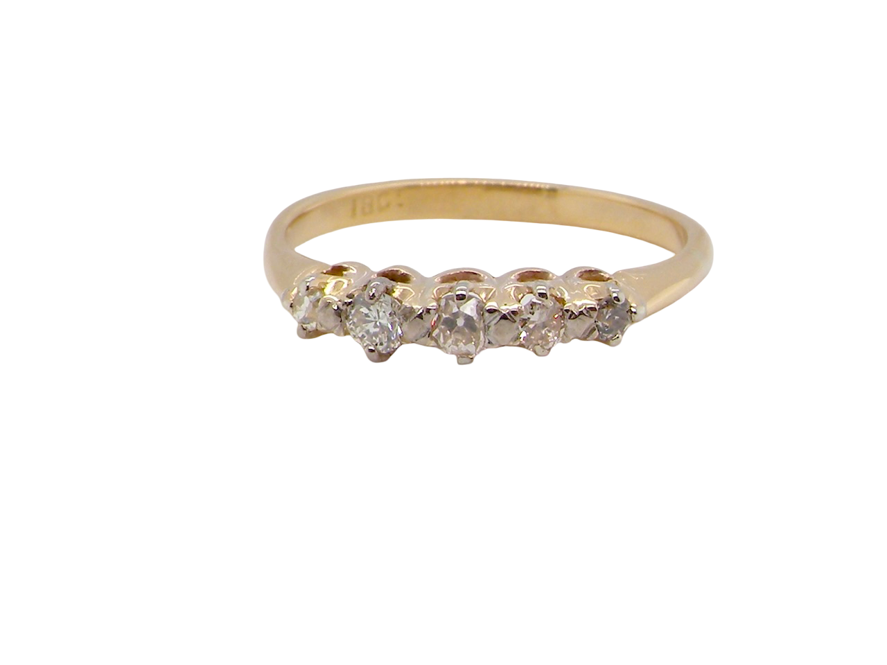 An Early 20th Century Five-Stone Diamond Ring