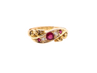 An Edwardian Ruby & Diamond ring