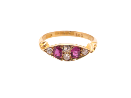 An Edwardian Ruby and Diamond Ring