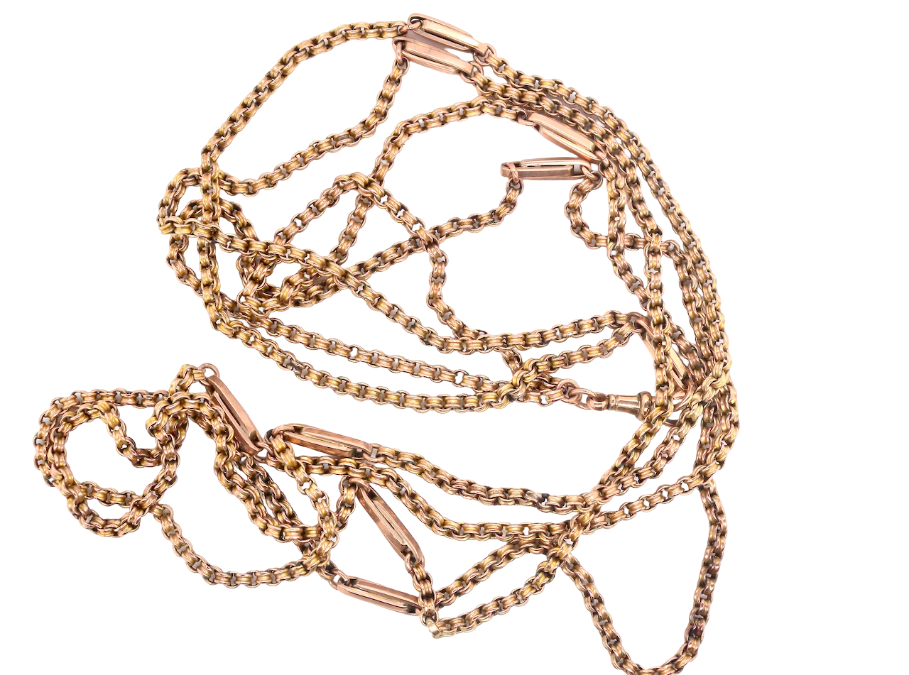 An antique Guard Chain early 20th C