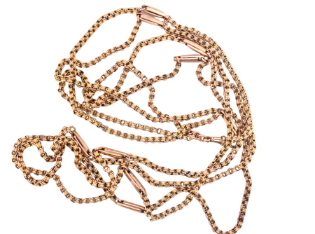 An antique Guard Chain early 20th C