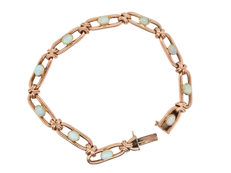 An antique opal bracelet