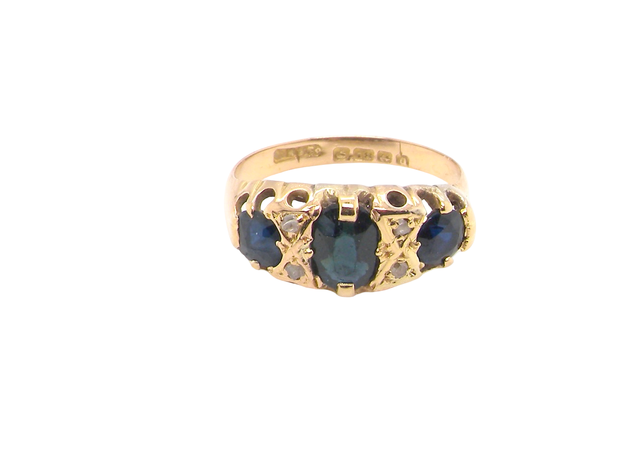An early 20th Century Sapphire and Diamond ring