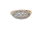 An enchanting diamond ring from the early part of the 20th century. A