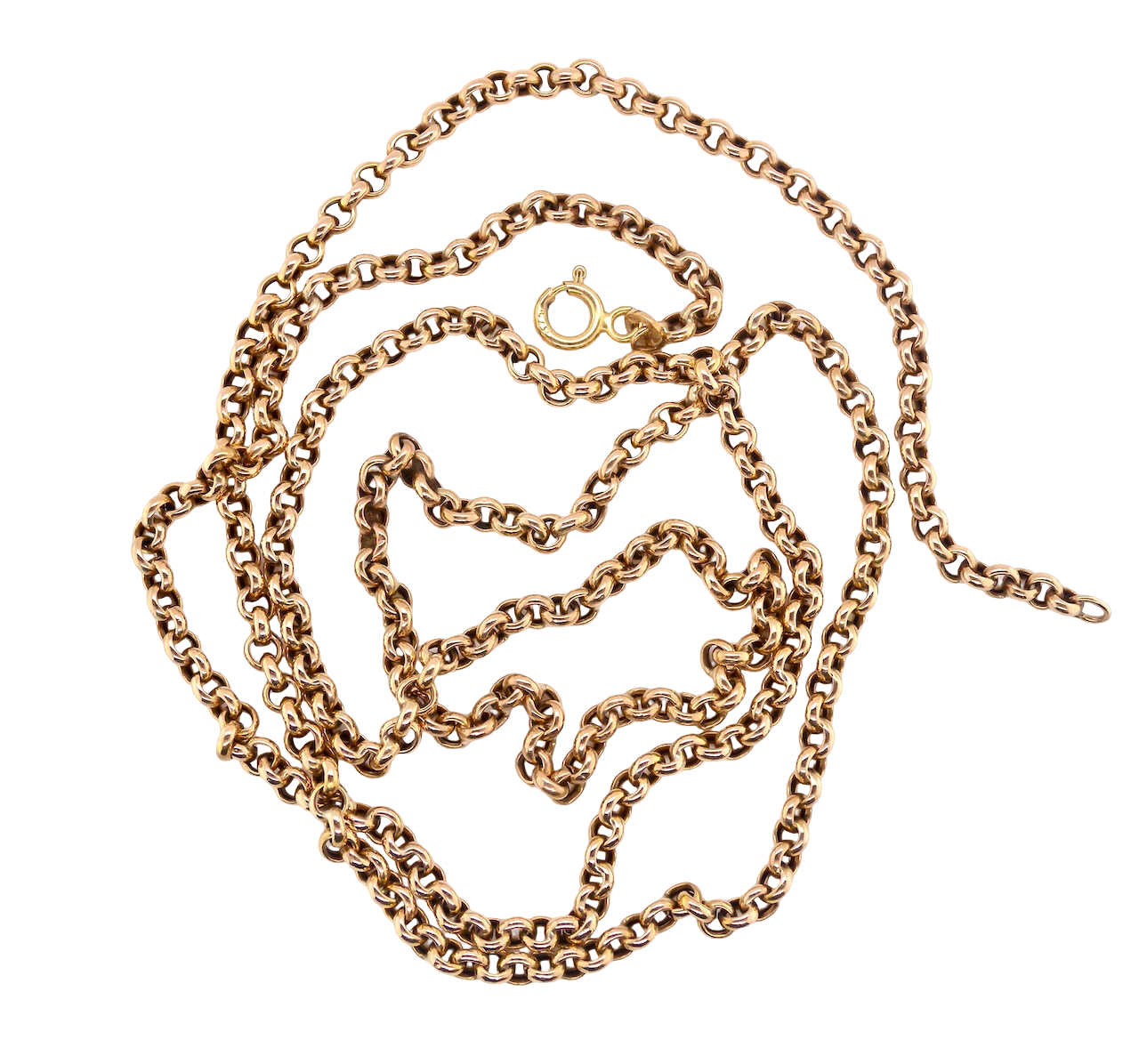 An extra long vintage neck chain