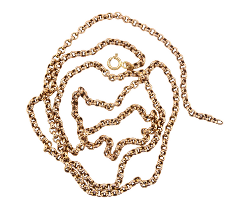 An extra long vintage neck chain