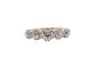 An impressive five stone Diamond Ring