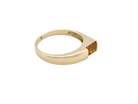 An unusual Citrine dress ring