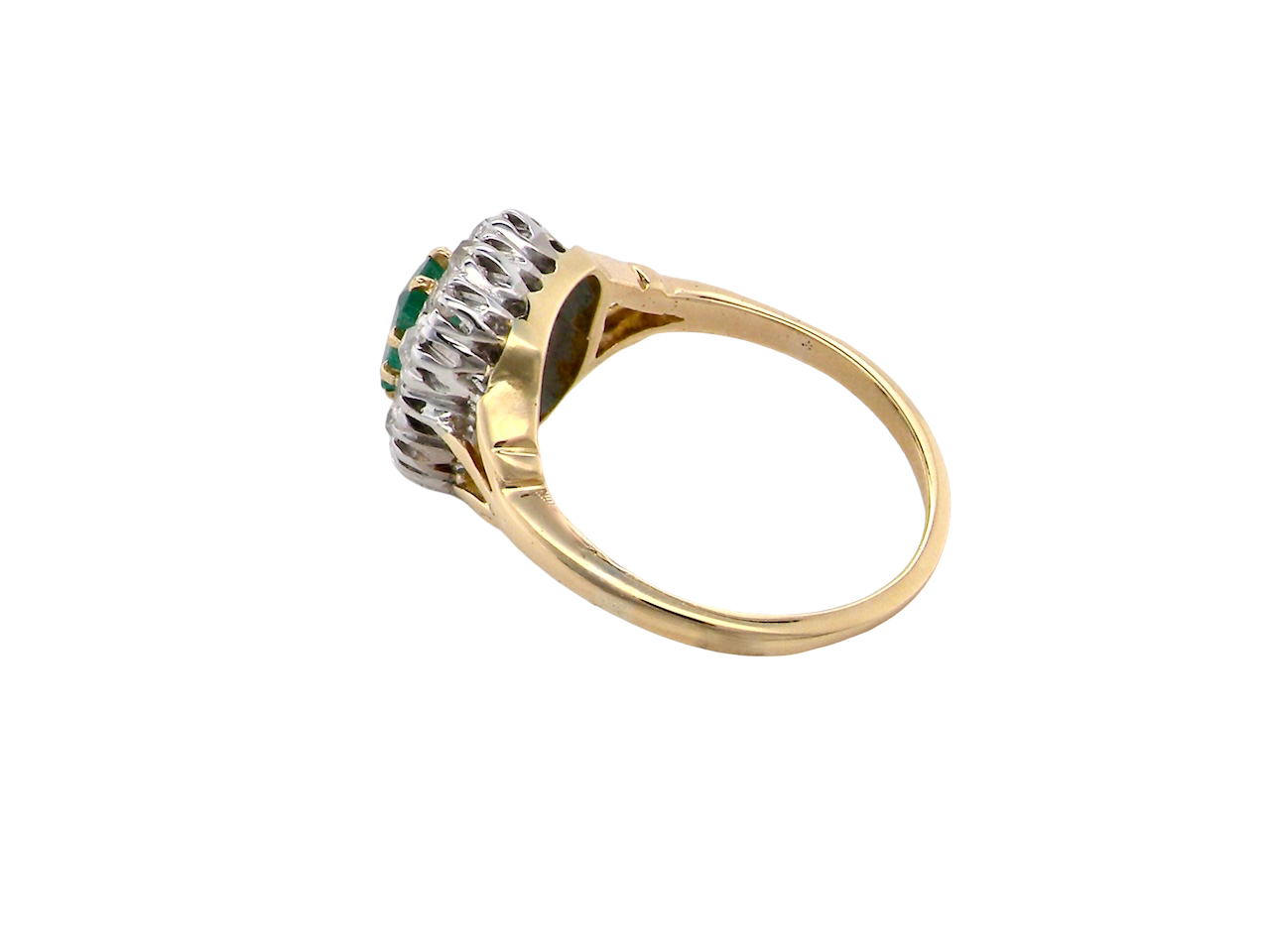 A vintage Emerald and Diamond ring