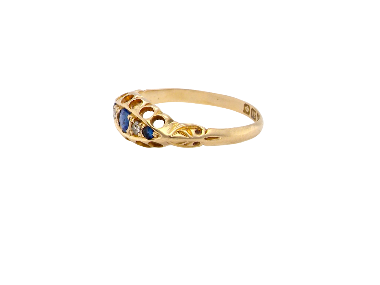 An Antique Sapphire &amp; Diamond Ring