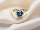 A vintage Sapphire and Diamond Ring