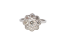 diamond cluster ring