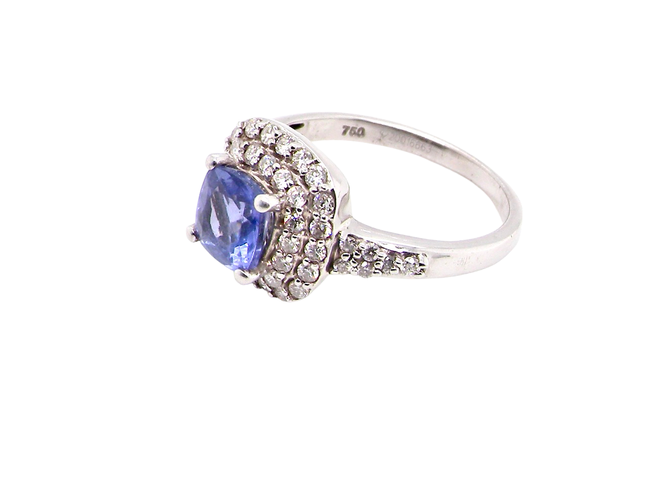 tanzanite and diamond ring