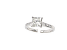 platinum solitaire diamond ring