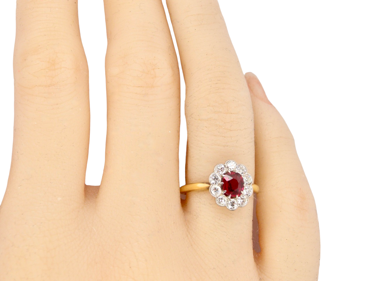 Ruby deals cluster ring