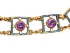 Art & Crafts amethyst bracelet