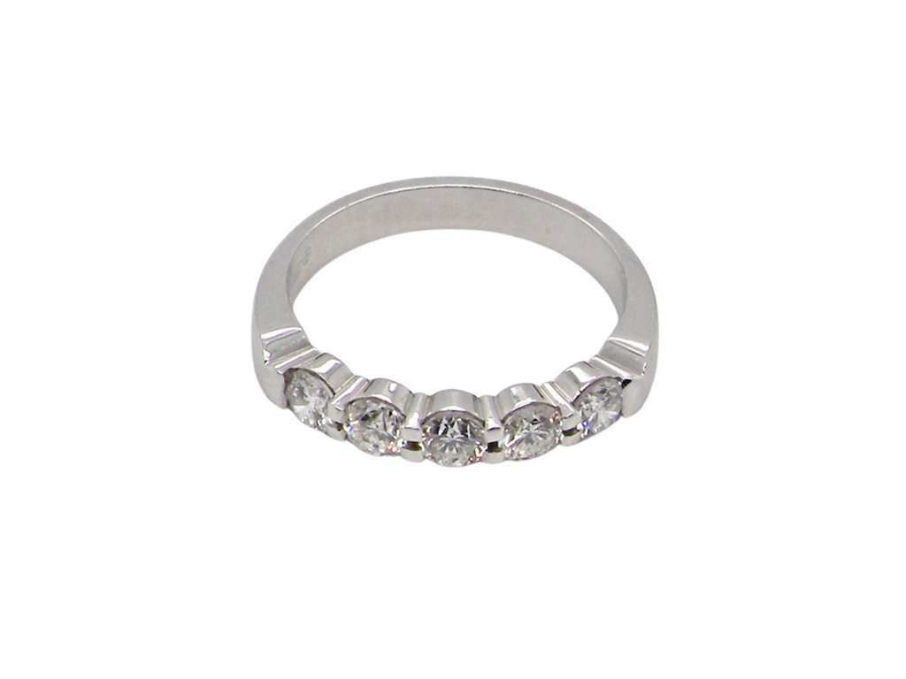 5 stone Diamond Eternity Ring