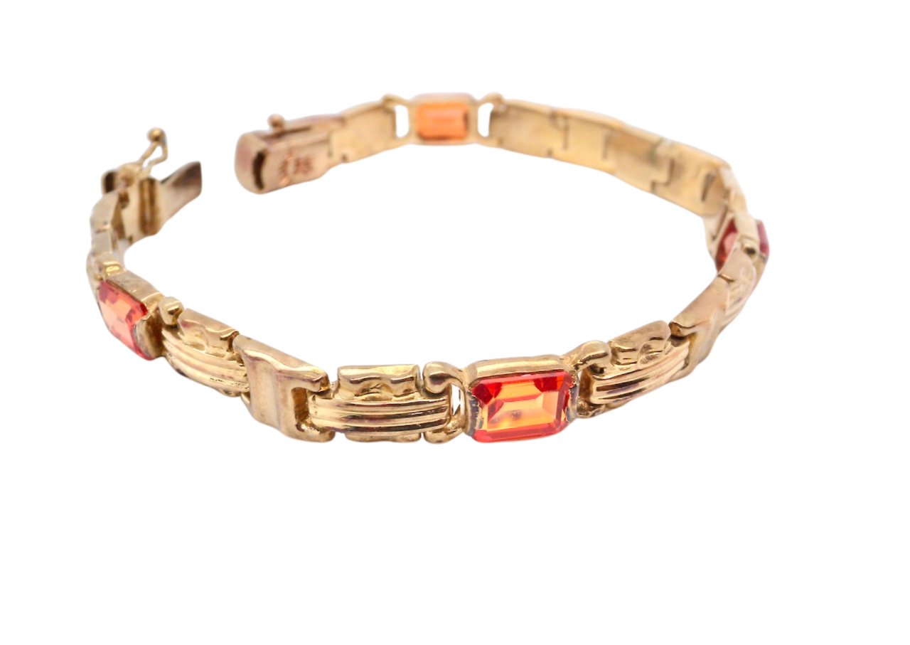 Vintage citrine discount bracelet