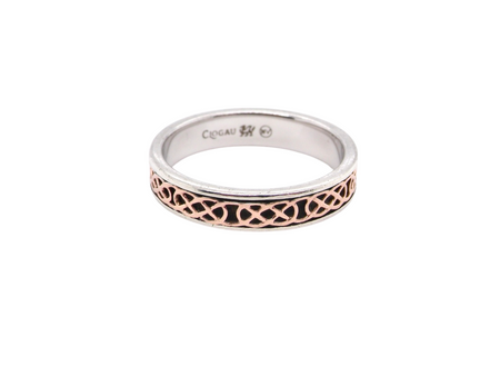 A Clogau silver and gold ring