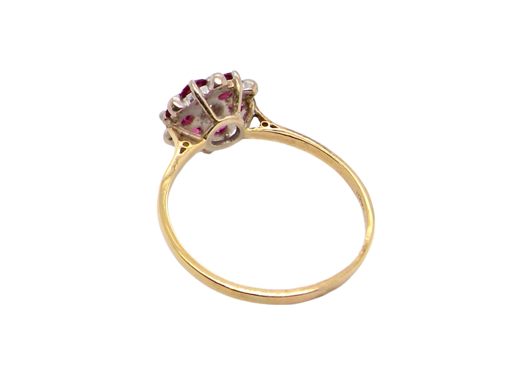 ruby and diamond  ring