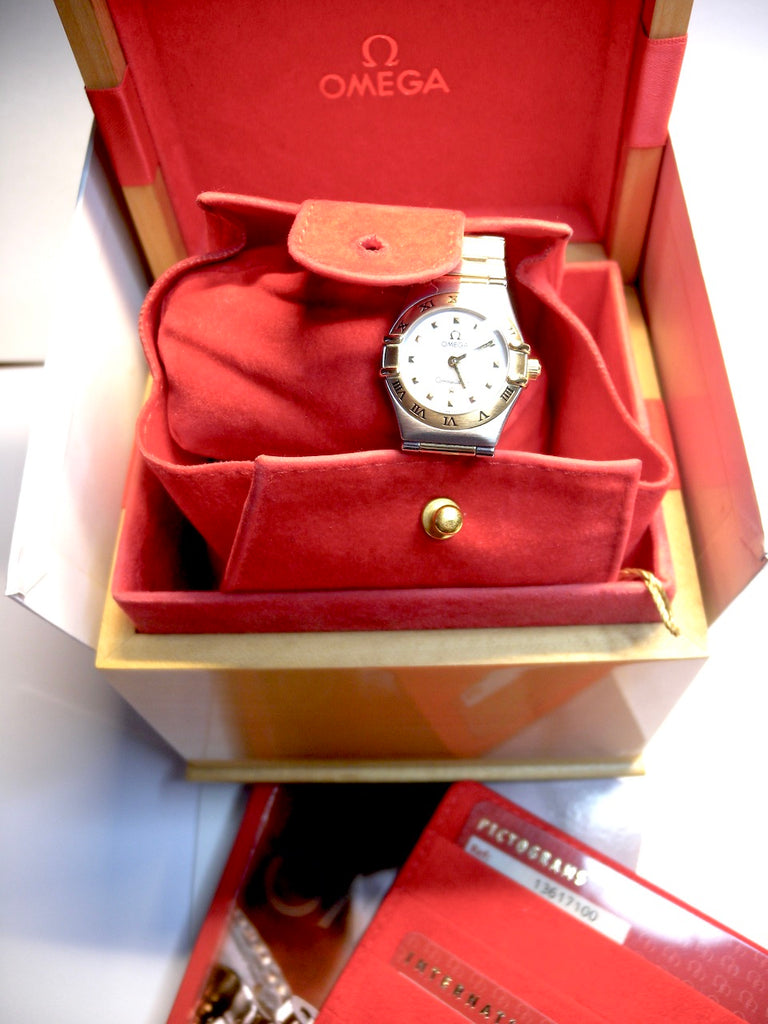 Boxed Omega Constellation wrist watch