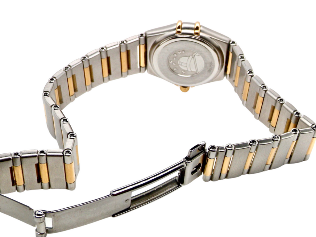 Rear of Omega Constellation wrist watch