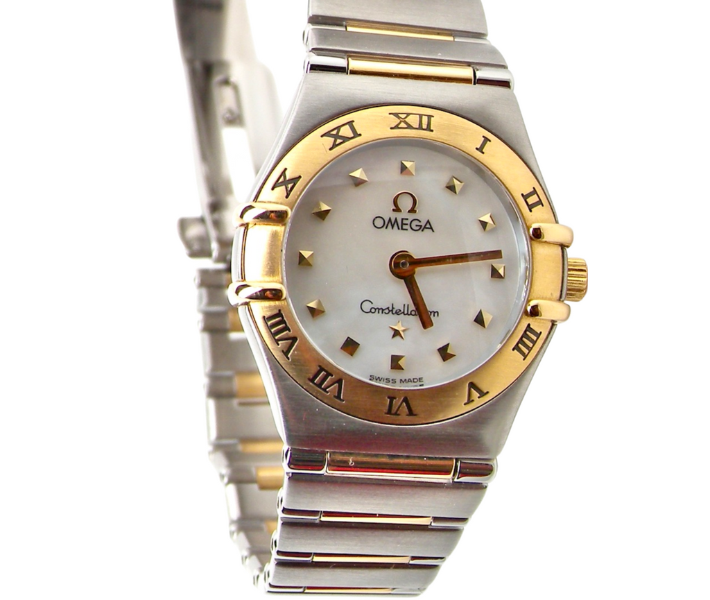 woman's Omega Constellation wrist watch