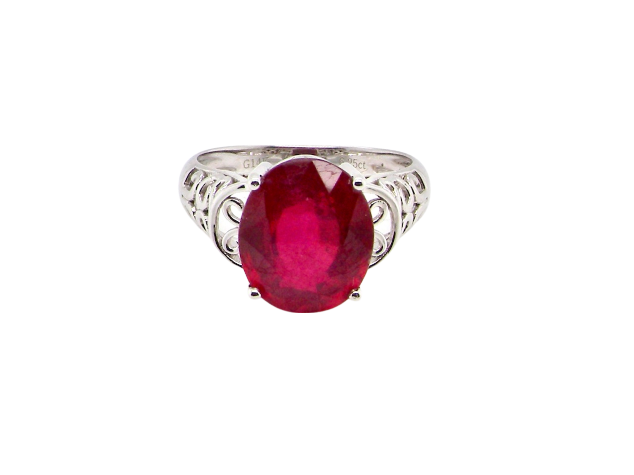 Single stone 2025 ruby ring