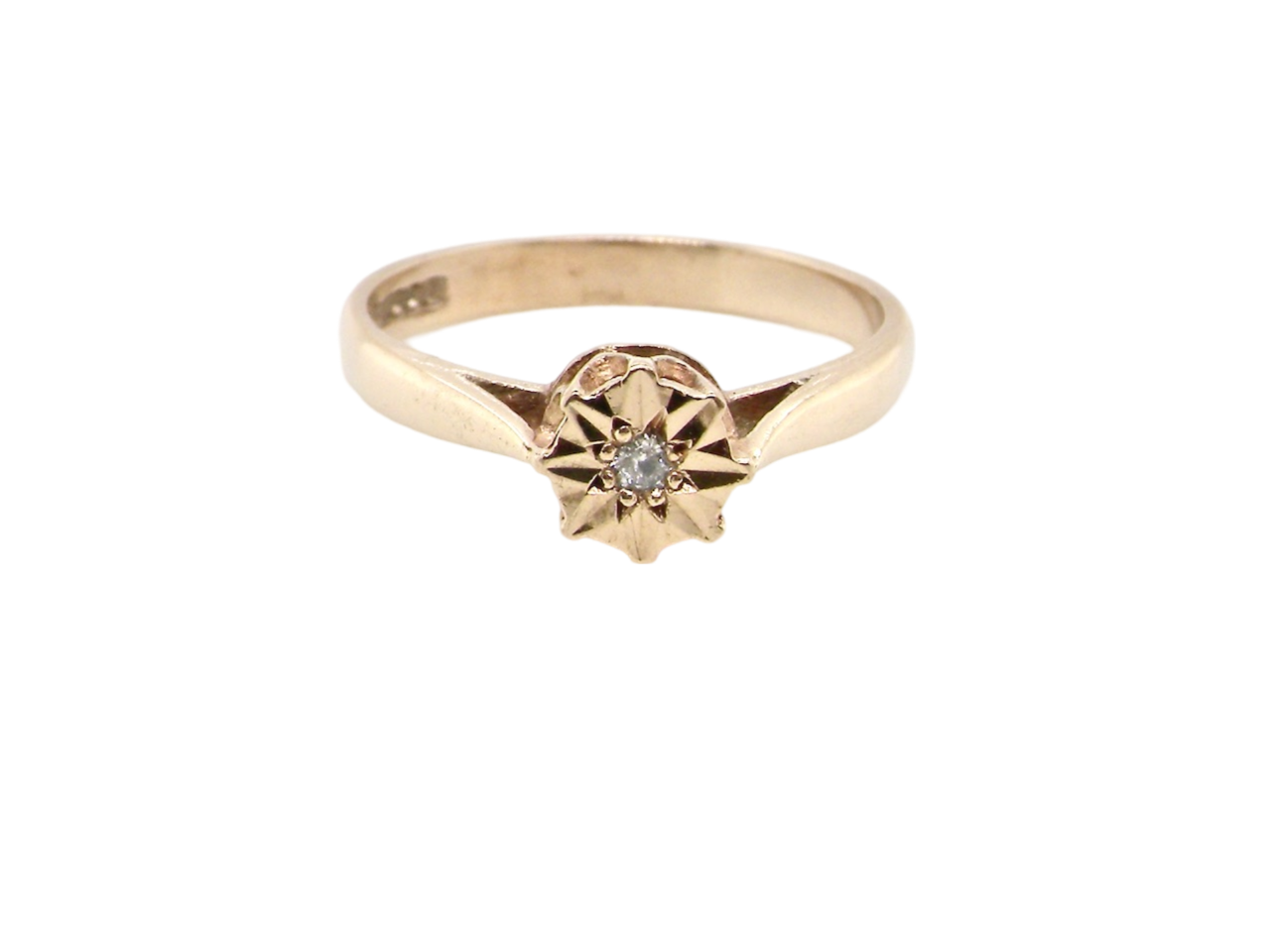 Small single 2025 diamond ring