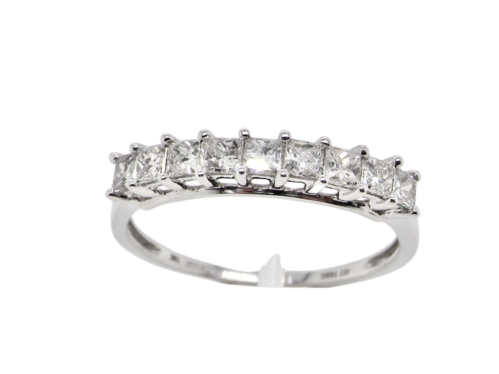 Princess diamond eternity ring