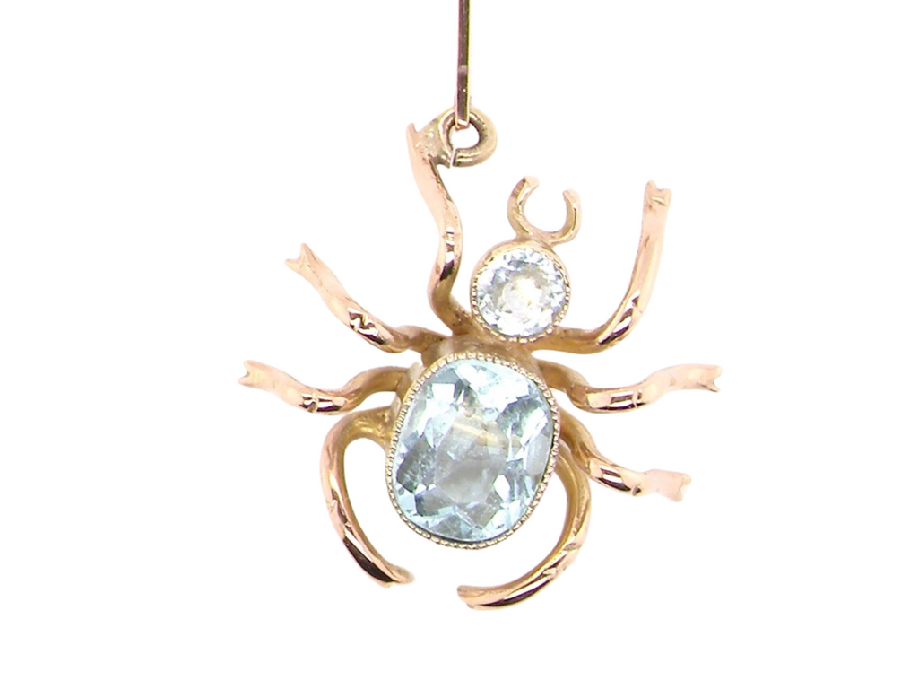  spider and fly pendant