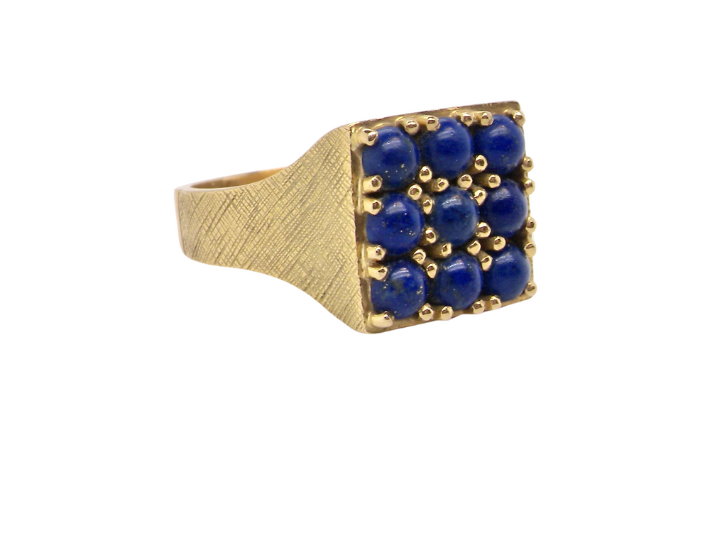 unusual lapis lazuli  ring