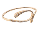 diamond loop bangle