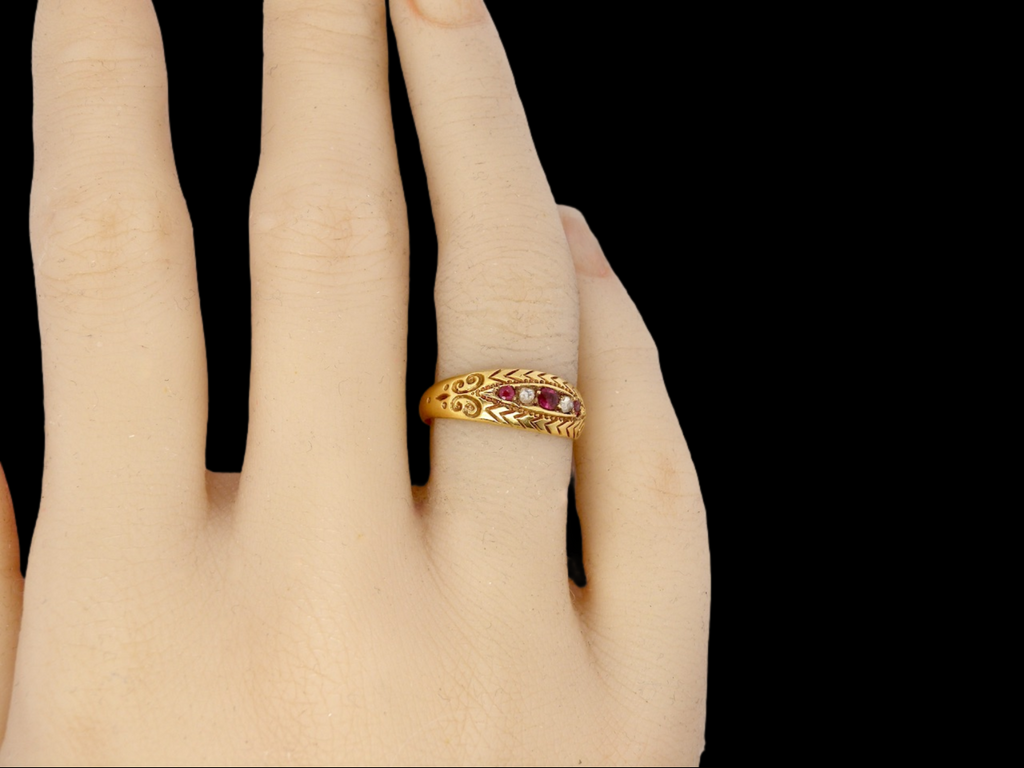  ruby and diamond ring