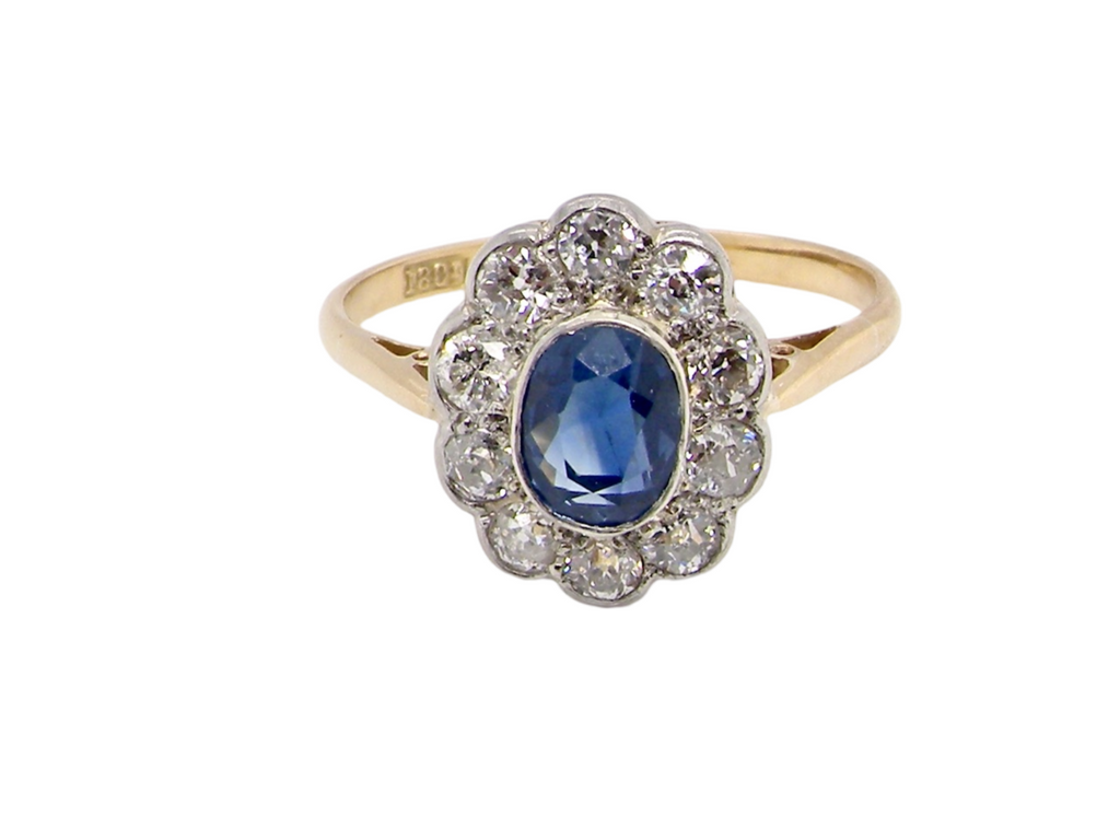 A fabulous Sapphire and Diamond Ring