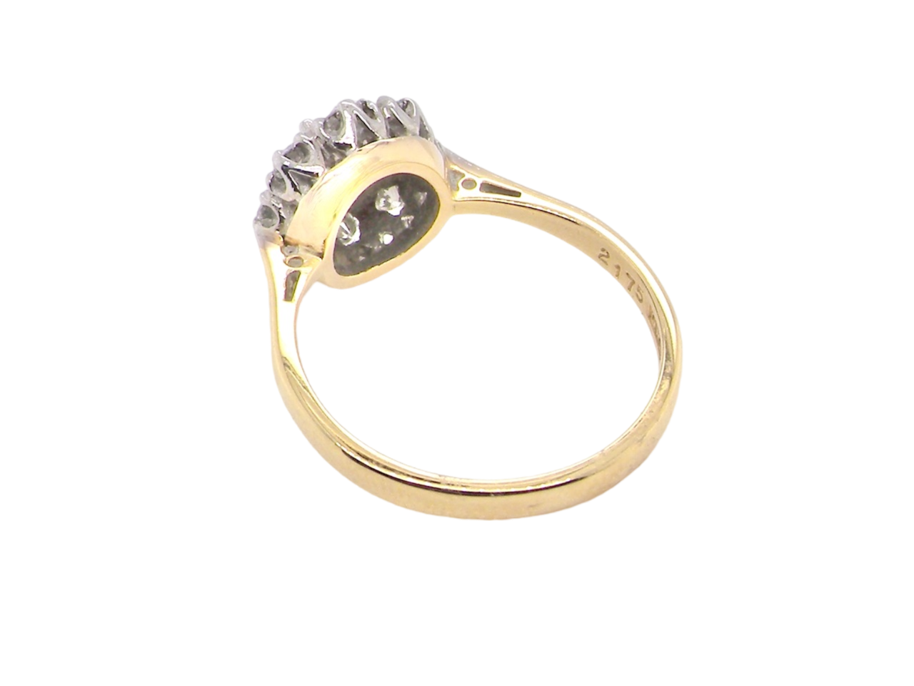 Vintage diamond 2025 chip ring