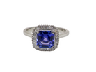 Tanzanite and Diamond ring