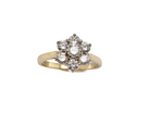 diamond cluster ring