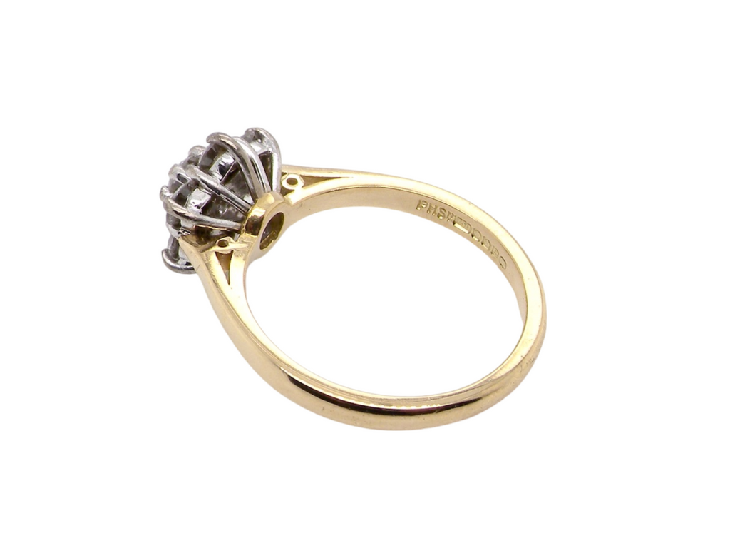 rear view diamond cluster ring