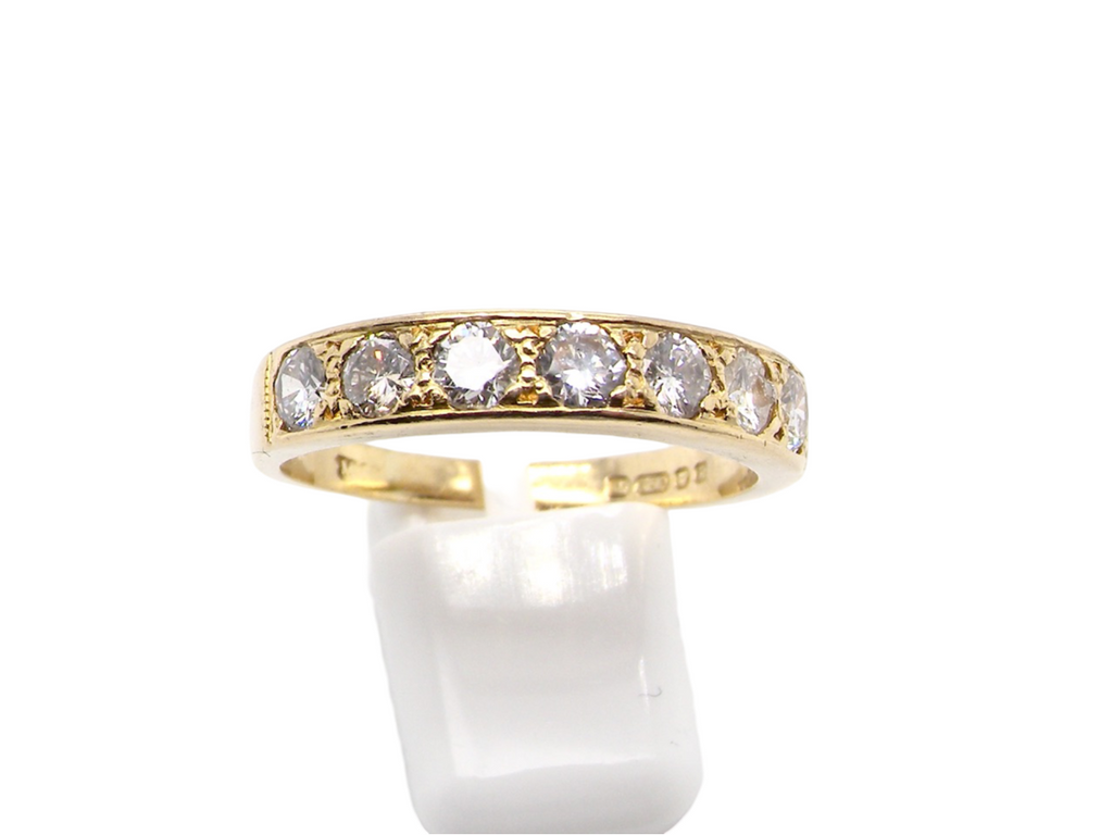 A half hoop Diamond Eternity Ring