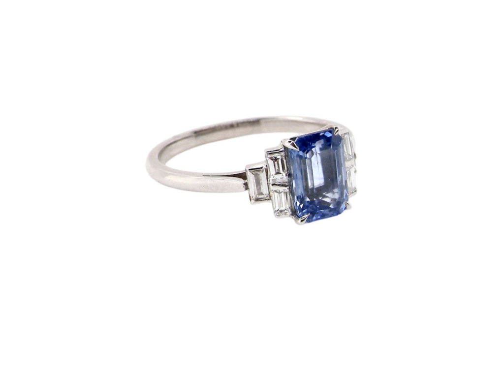  sapphire and diamond ring