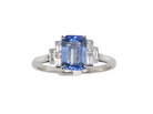 platinum sapphire and diamond ring