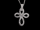 diamond cross pendant