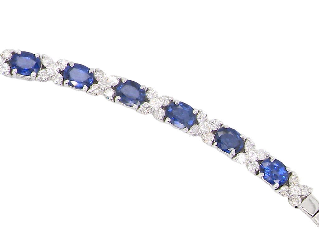 sapphire and diamond bracelet