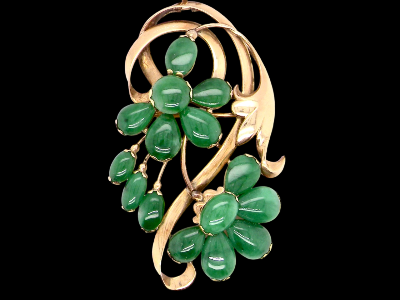 Jade Brooch 