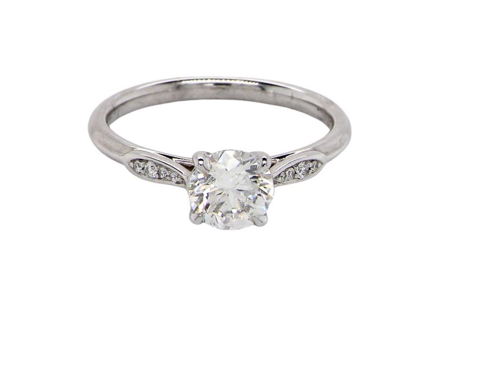 A fabulous solitaire diamond ring