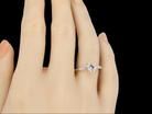 iconic platinum solitaire diamond ring